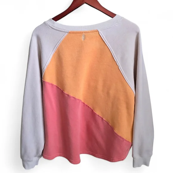Free People FP Movement Daydreamer Colorblock Pullover Sweatshirt | S/P - Picture 2 of 6